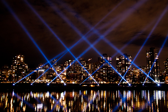 Vancouver lightshow